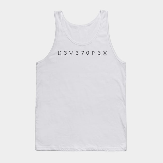 Developer Tank Top by renee1ty